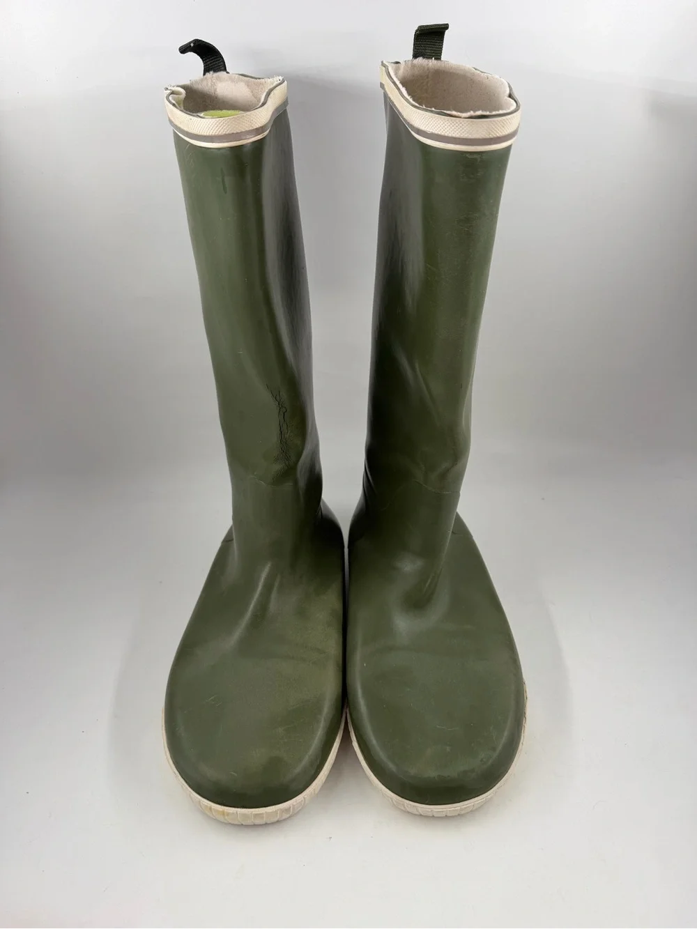 Tretorn Men’s Olive Green -SZ 13- Heisingborg Fleece-Lined Waterproof Rain Boots